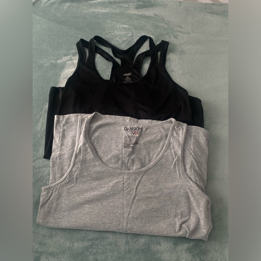 Black and Gray Tank Top Duo (M & XL)